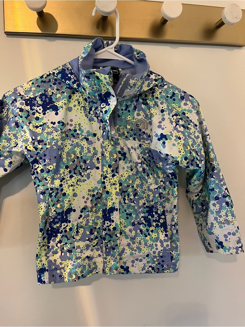 Girls North Face rain jacket